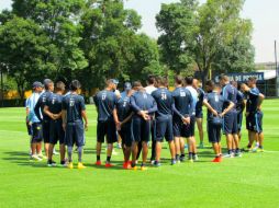 El América ya se encuentra entrenando para el próximo partido. TWITTER / @CF_America