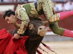 El malagueño resultó afectado en la corrida de Las Ventas. EFE / ARCHIVO