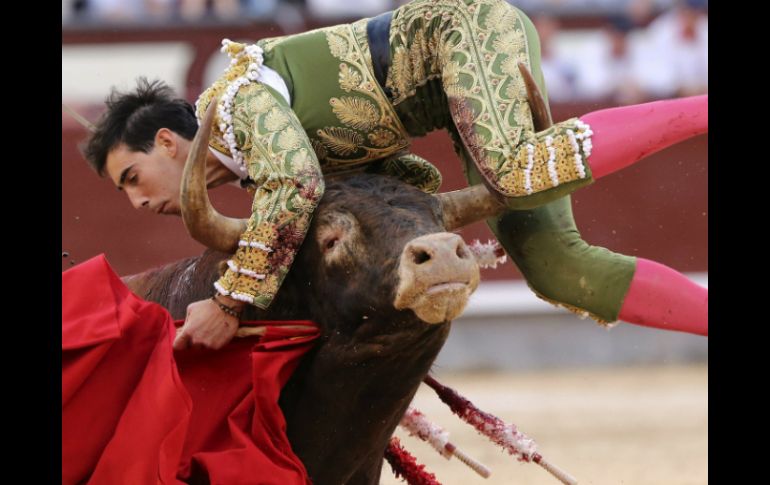 El malagueño resultó afectado en la corrida de Las Ventas. EFE / ARCHIVO