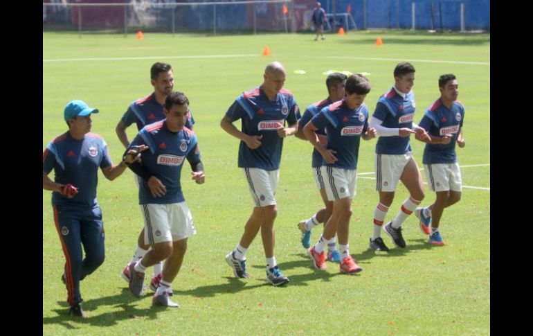 El equipo se prepara de cara al juego de vuelta del próximo domingo en el Estadio Jalisco. EL INFORMADOR / A. Hinojosa