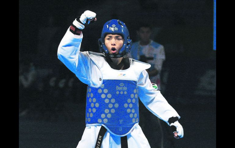 María del rosario espinoza. Espera rival para su combate de hoy en el Campeonato Mundial. MEXSPORT /