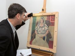 El abogado Chris Marinello, que representa a los herederos del marchante Paul Rosenberg en París y viajó a Munich para recogerla. AFP / W. Heider-Sawall