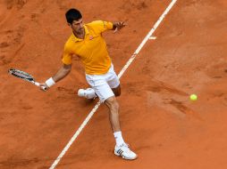 La victoria ante Ferrer es 'un motivo para creer que puedo jugar a este nivel e incluso hacerlo mejor mañana', según dijo el serbio. AFP / A. Solaro