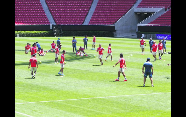 Chivas cerró su preparación para el cotejo de esta tarde frente al Atlas. EL INFORMADOR / A.Camacho