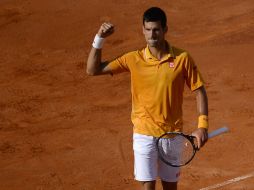 Novak Djokovic se alza con su cuarta corona en la capital italiana. AFP / F. Monteforte