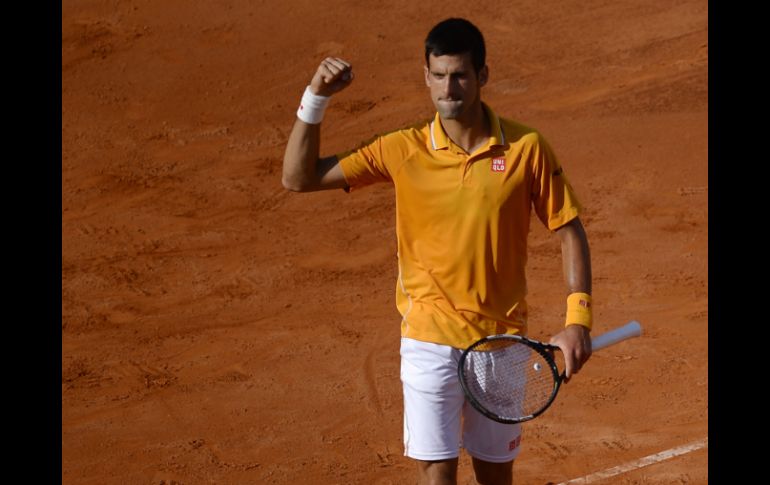 Novak Djokovic se alza con su cuarta corona en la capital italiana. AFP / F. Monteforte