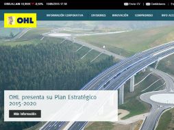 Gobierno investiga título de concesión de Viaducto Bicentenario a la empresa OHL. ESPECIAL / http://www.ohl.es/es