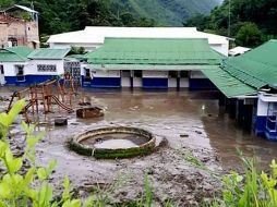 Fotografía cedida por la Fuerza Aérea Colombiana de uno de los municipios afectados. EFE /