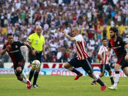 Este domingo Chivas obtuvo su pase a la semifinal venciendo al Atlas 4-1. EL INFORMADOR / ARCHIVO