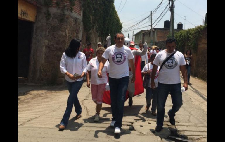 'Será el mejor presidente, un ciudadano que entiende que hay que luchar para ayudar a su gente' dice la canción del aspirante. TWITTER / @CuauhtemocBPSD