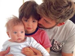 Al parecer, Sasha presume del mismo peinado que su padre lució hace unos días. TWITTER / @3gerardpique