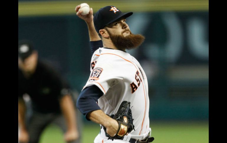 Dallas Keuchel (6-0) tuvo una gran labor a lo largo de siete innings. AFP / B. Levey