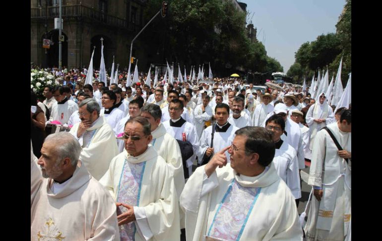 En la ''Caminata por la Paz'' se espera la participación de cientos de morlenses católicos y no, que quieren expresar su inconformidad. EL INFORMADOR / ARCHIVO