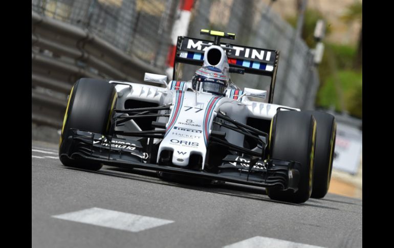 El finlandés Valtteri Bottas (Williams) ha sido eliminado en la primera ronda de la clasificación del GP de Mónaco. AFP / A. Isakovic