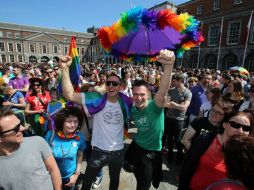 De confirmarse la victoria del ''sí'', Irlanda se uniría a los 18 países del mundo donde el matrimonio homosexual ya es legal. AFP / P. Faith