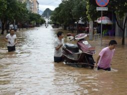 Prevén que las lluvias continúen al sur del país. AP / Z. Hua