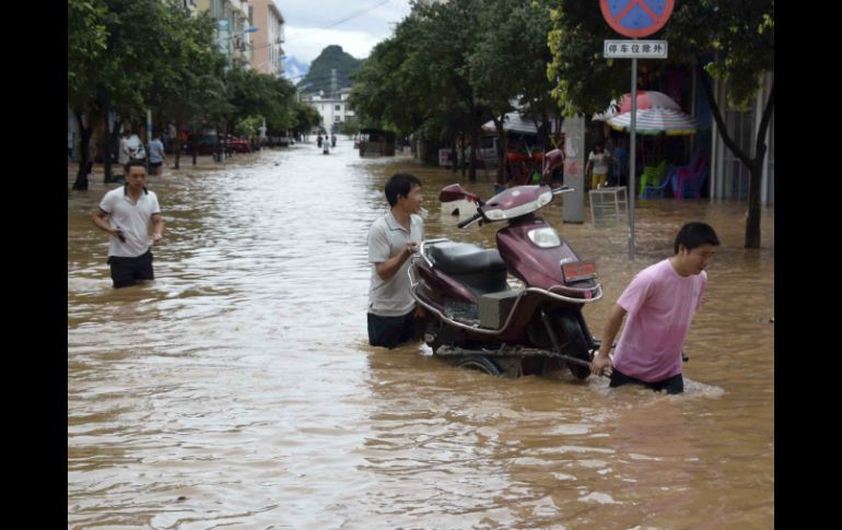 Prevén que las lluvias continúen al sur del país. AP / Z. Hua