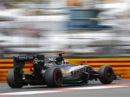 Sergio resaltó que esto es importante para todo Force India. EFE / Y. Valat