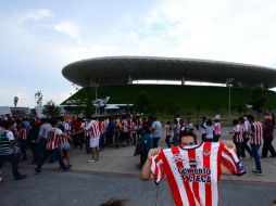 Ya en el estadio el lleno no tardaría en llegar. MEXSPORT / A. Macías