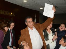 Jaime Rodríguez 'El Bronco', candidato independiente a la gubernatura de Nuevo León, fue militante priísta por 33 años. NTX / ARCHIVO