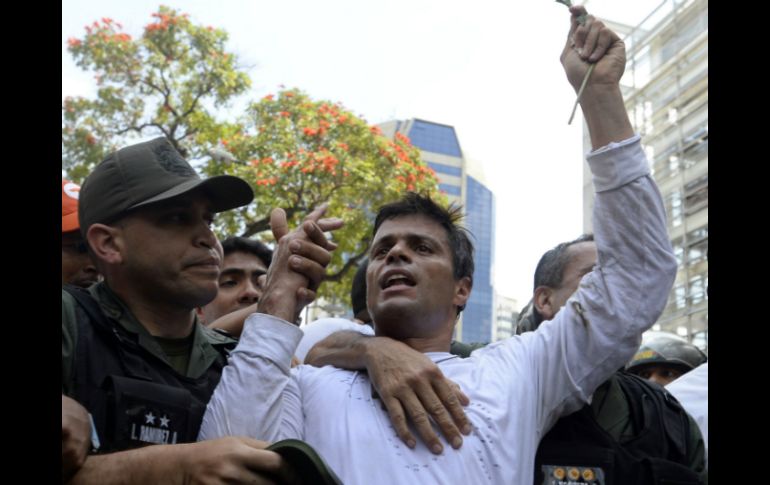 El opositor venezolano está en prisión desde febrero de 2014. AFP / ARCHIVO