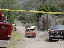 Protección Civil mantiene un campamento en la zona para supervisar el comportamiento de la grieta. EL INFORMADOR / ARCHIVO