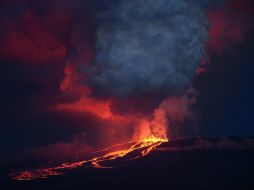 El volcán, situado a mil 710 metros sobre el nivel del mar, mostró actividad desde la madrugada de este lunes. AFP / D. Paredes