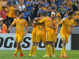 Con las dos anotaciones, Tigres se coloca entre los cuatro mejores del torneo. MEXSPORT / M. Sierra