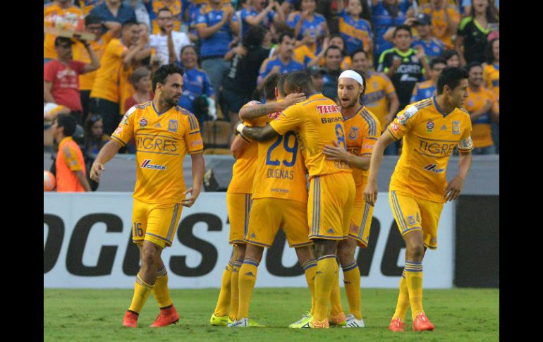 Con las dos anotaciones, Tigres se coloca entre los cuatro mejores del torneo. MEXSPORT / M. Sierra