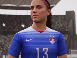 Alex Morgan, la bella delantera de Estados Unidos, forma parte del juego. YOUTUBE / EA SPORTS FIFA