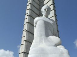 El monumento a José Martí se ubica en la capital cubana, en la Plaza de la Revolución. NTX / ARCHIVO