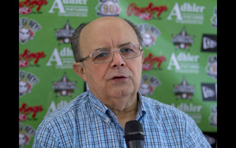 Plinio Escalante Bolio presenta la versión 83 del Juego de Estrellas. NTX / H. Borges