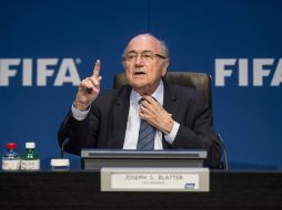 Blatter remarcó su compromiso por limpiar la reputación de la federación deportiva. AP / E. Leanza