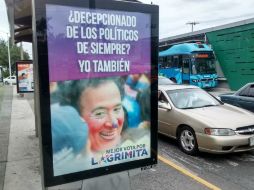 Días antes de darse a conocer la resolución ya se podía apreciar publicidad  del candidato en las calles. EL INFORMADOR /