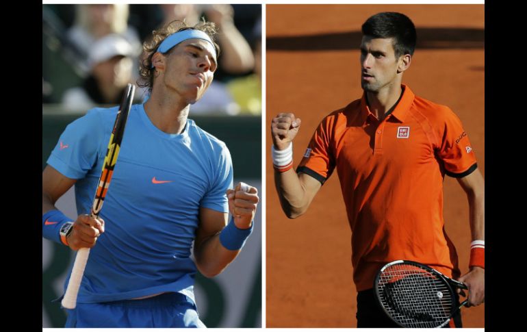 Las dos estrellas del tenis tendrán una final adelantada en Francia. AP / T. Camos / C. Ena