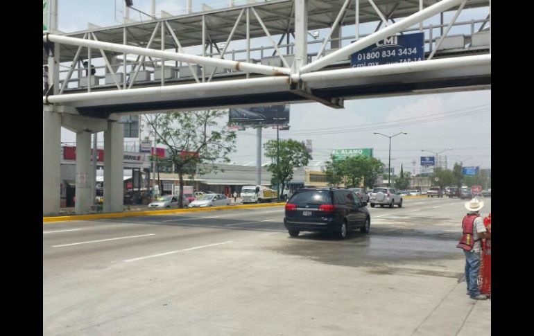 En la pavimentación de López Mateos, las obras han durado más de cinco meses en su ejecución y han acumulado una serie de atrasos. ESPECIAL / Zapopan