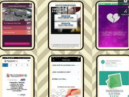 Estas 'apps' te permiten acceder a una serie de servicios incluyendo la información de las Elecciones Federales del 2015. ESPECIAL /