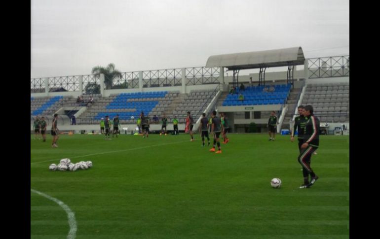 La Selección mexicana se encuentra en Perú preparándose para el partido. TWITTER / @miseleccionmx