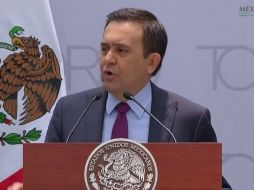 Guajardo asistió a la inauguración del Toreo Parque Central, en Naucalpan. YOUTUBE /  Gobierno de la República