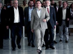 Este viernes, Grecia tendría que reembolsar 300 millones de euros al FMI, el primer abono a la constitución. AFP / A. Tzortzinis