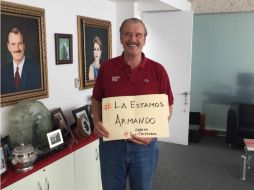 El ''hashtag'' #LaEstamosArmando, mostrado por Fox, es utilizado por Luna Canales en su campaña. FACEBOOK / Armando Luna Canales