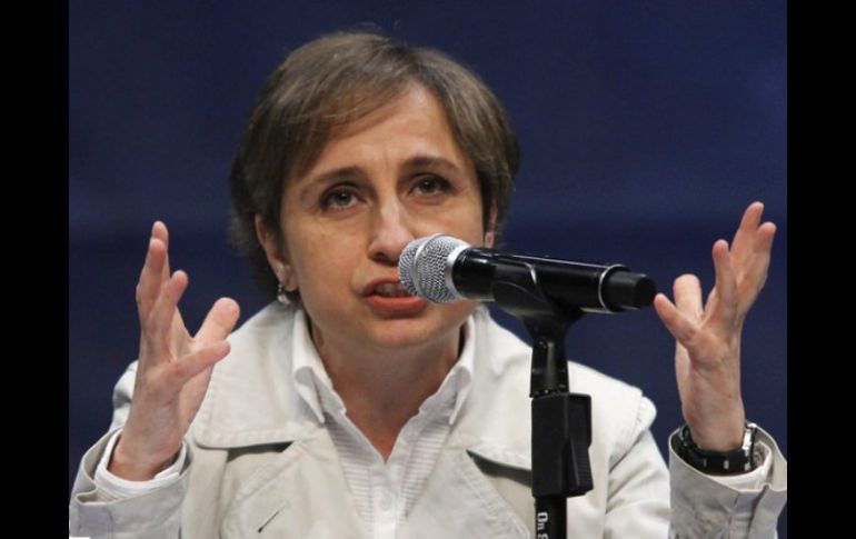 Será un tribunal colegiado en materia administrativa quien resuelva si da la razón a Carmen Aristegui o a MVS. NTX / ARCHIVO