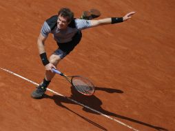 Andy Murray  disputará el próximo viernes su tercera semifinal de Roland Garros y su undécima en un Grand Slam. EFE / F. Mori