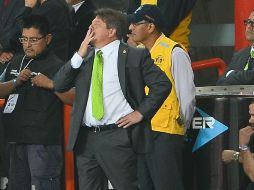 Miguel Herrera dijo que rescataron lo importante que es el resultado. MEXSPORT / A. Macías