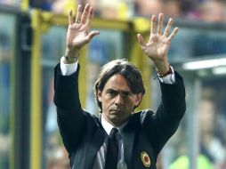 'Pippo' no pudo regresar al cuadro 'Rossonero' a los primeros planos. EFE / ARCHIVO