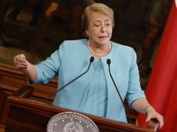 Michelle Bachelet asegura que inversión italiana seguirá en su país. EFE / G. Lami