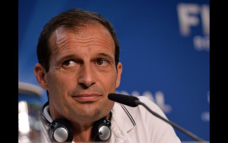 Massimiliano Allegri lamenta que Giorgio Chiellini se pierda la final AFP / Especial