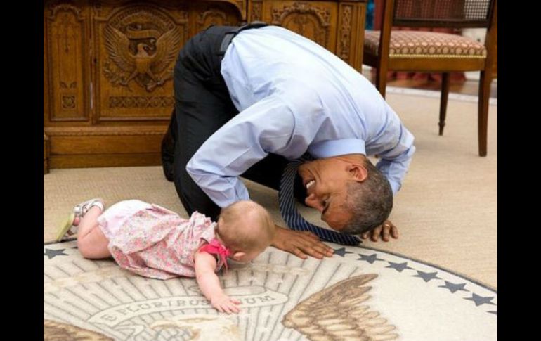 La niña es hija del asesor adjunto de Seguridad Nacional Ben Rhodes. INSTAGRAM / petesouza