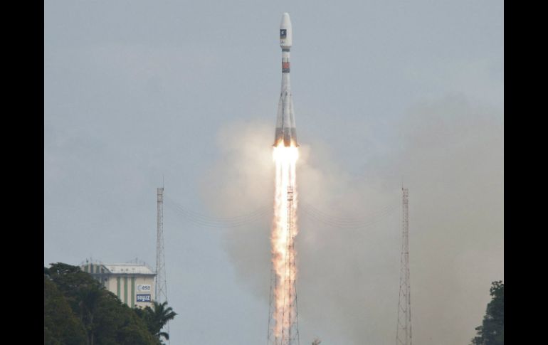 El cohete Soyuz 2.1 A fue lanzado con éxito desde la plataforma de Plesetsk. ESPECIAL /