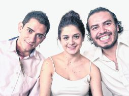 Elenco. Alejandro León, Paloma Domínguez (quien también es la directora) y Joosy Méndez. EL INFORMADOR / E. Barrera